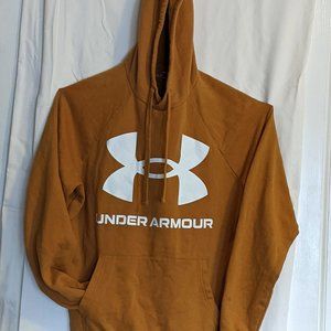 Under Armour Coldgear Mustard Hooded Sweatshirt NWOT